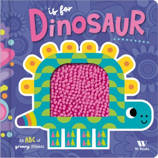 Livro Toque e sinta D is for Dinosaur