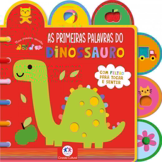 Livro Toque e sinta Dinosaur's first words