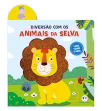 Livro Toque e sinta Diversão com os animais da selva Livro Toque e sinta Diversão com os animais da selva