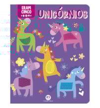 Livro Toque e sinta Eram cinco unicórnios Livro Toque e sinta Eram cinco unicórnios