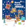 Livro Toque e sinta Five little reindeer