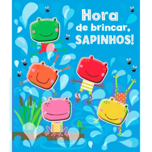 Livro Toque e sinta Five little speckled frogs