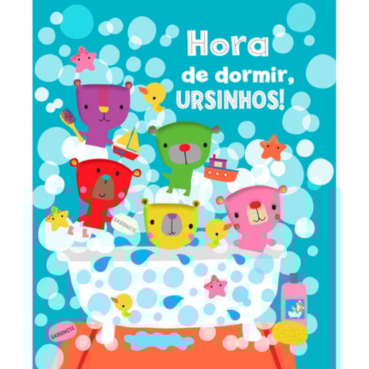 Livro Toque e sinta Five little teddy bears