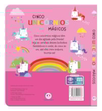 Livro Toque e sinta Five little unicorns