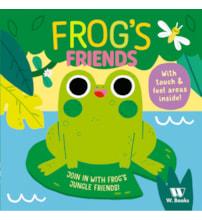 Livro Toque e sinta Frog's friends
