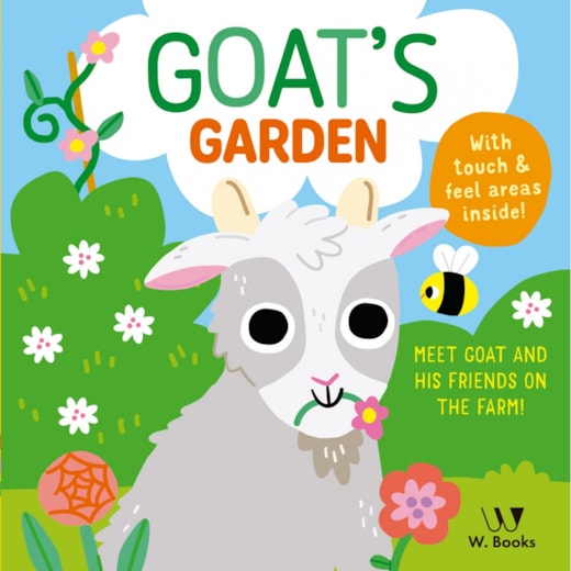 Livro Toque e sinta Goat's garden