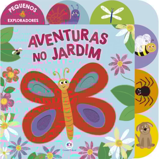 Livro Toque e sinta Gorgeous garden