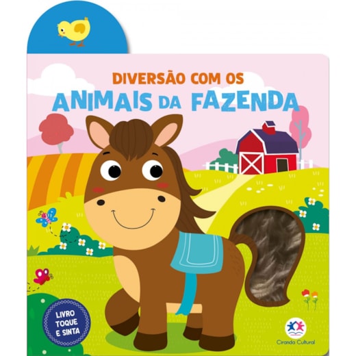 Livro Toque e sinta Have some fun with farm animals