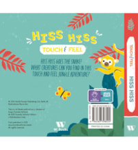 Livro Toque e sinta Hiss hiss