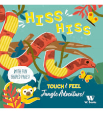 Livro Toque e sinta Hiss hiss