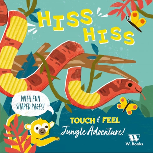 Livro Toque e sinta Hiss hiss