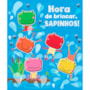 Livro Toque e sinta Hora de brincar, sapinhos!