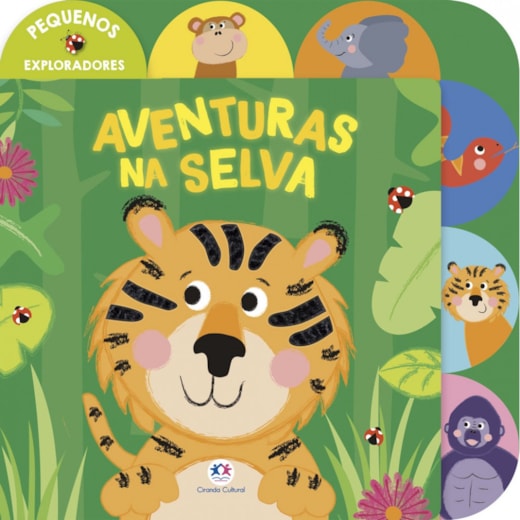 Livro Toque e sinta Jolly jungle