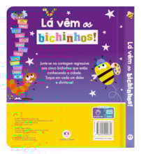 Livro Toque e sinta Lá vêm os bichinhos!