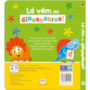 Livro Toque e sinta Lá vêm os dinossauros!