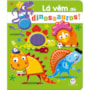 Livro Toque e sinta Lá vêm os dinossauros!