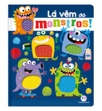 Livro Toque e sinta Lá vêm os monstros!