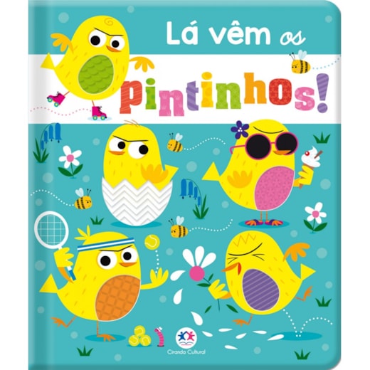 Livro Toque e sinta Lá vêm os pintinhos!