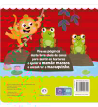 Livro Toque e sinta Macaquinho