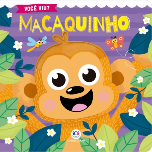 Livro Toque e sinta Macaquinho