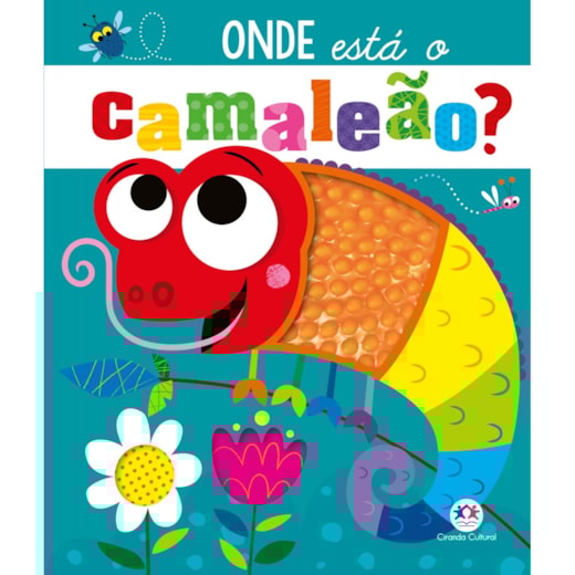 Livro Toque e sinta Never look for a chameleon!