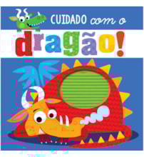 Livro Toque e sinta Never touch a dragon