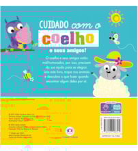 Livro Toque e sinta Never touch a grumpy bunny!