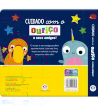 Livro Toque e sinta Never touch a hedgehog!