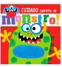 Livro Toque e sinta Never touch a monster