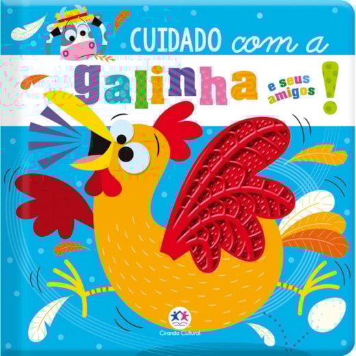 Livro Toque e sinta Never touch a noisy chicken!