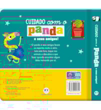 Livro Toque e sinta Never touch a panda!