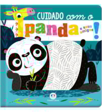 Livro Toque e sinta Never touch a panda!