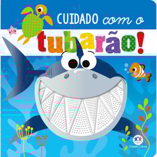 Livro Toque e sinta Never touch a shark