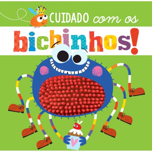Livro Toque e sinta Never touch a spider