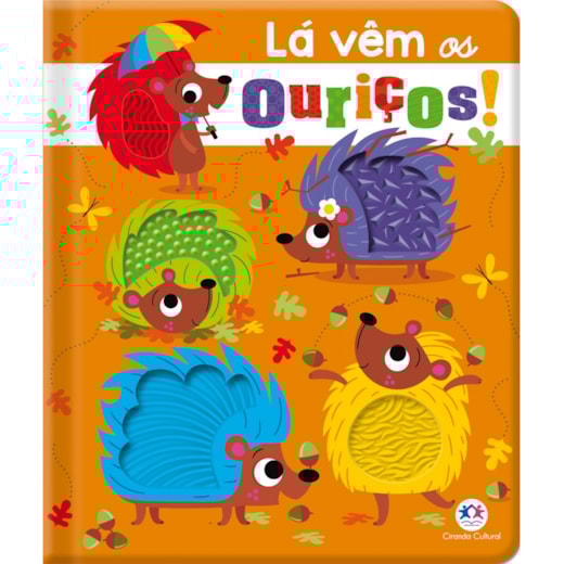 Livro Toque e sinta Never touch the hedgehogs