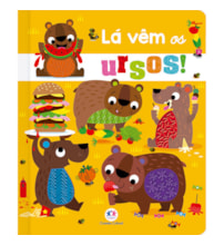 Livro Toque e sinta Never Touch The Hungry Bears