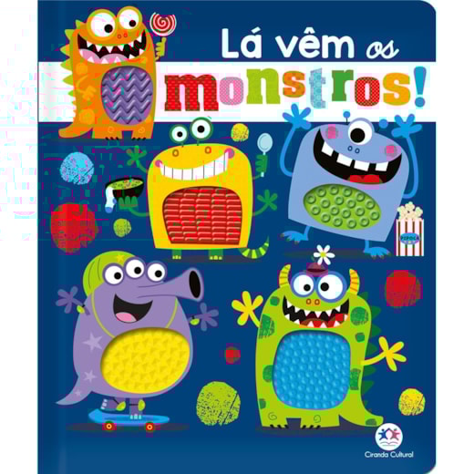 Livro Toque e sinta Never touch the monsters