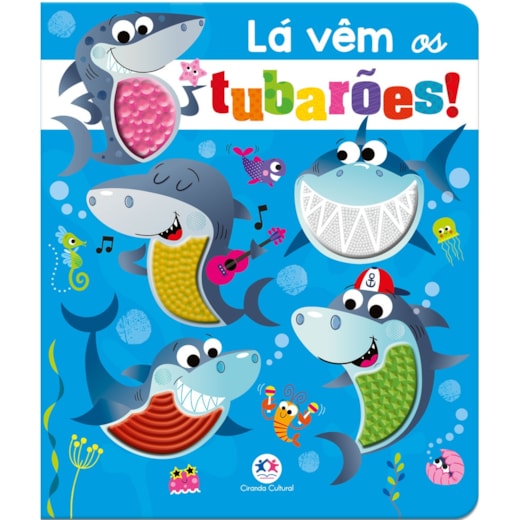 Livro Toque e sinta Never touch the sharks