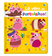Livro Toque e sinta Never touch the stinky piglets