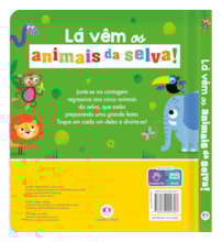 Livro Toque e sinta Never touch the wild animals