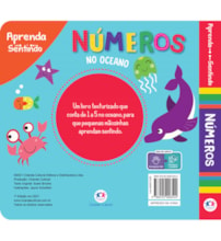 Livro Toque e sinta Números no oceano