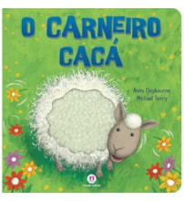 Livro Toque e sinta O carneiro Cacá