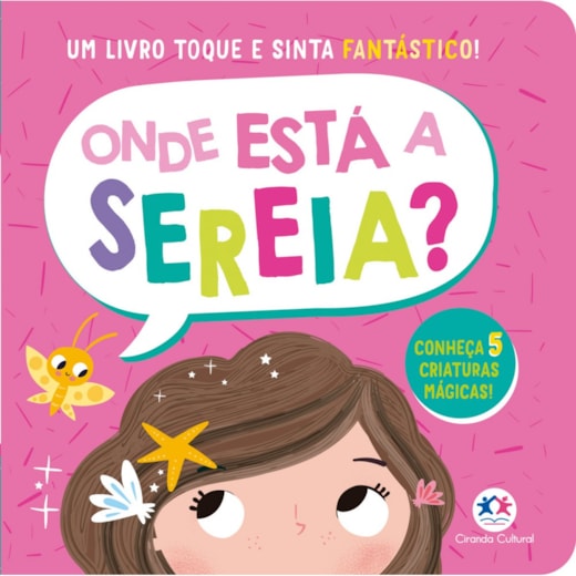 Livro Toque e sinta Onde está a sereia?