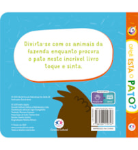 Livro Toque e sinta Onde está o pato?