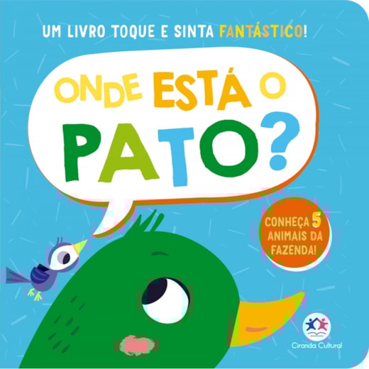 Livro Toque e sinta Onde está o pato?