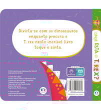 Livro Toque e sinta Onde está o T. rex?