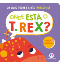Livro Toque e sinta Onde está o T. rex?