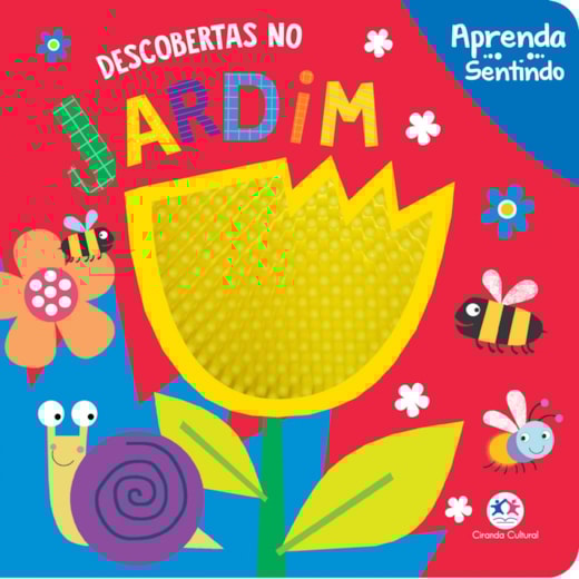 Livro Toque e sinta Opposites in the garden