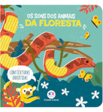 Livro Toque e sinta Os Sons dos Animais da Floresta