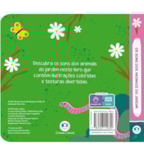 Livro Toque e sinta Os Sons dos Animais do Jardim